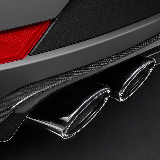 Leon CUPRA R Estate - Car exhaust